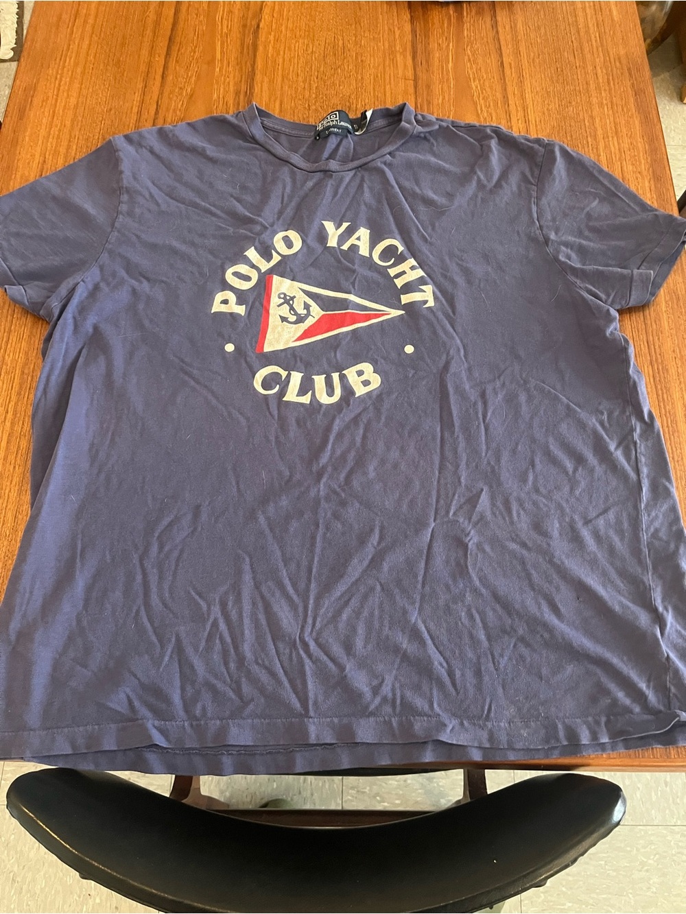 Polo by Ralph Lauren Blue 'Polo Yacht Club' Graphic Short Sleeve Tee - Picture 3 of 7